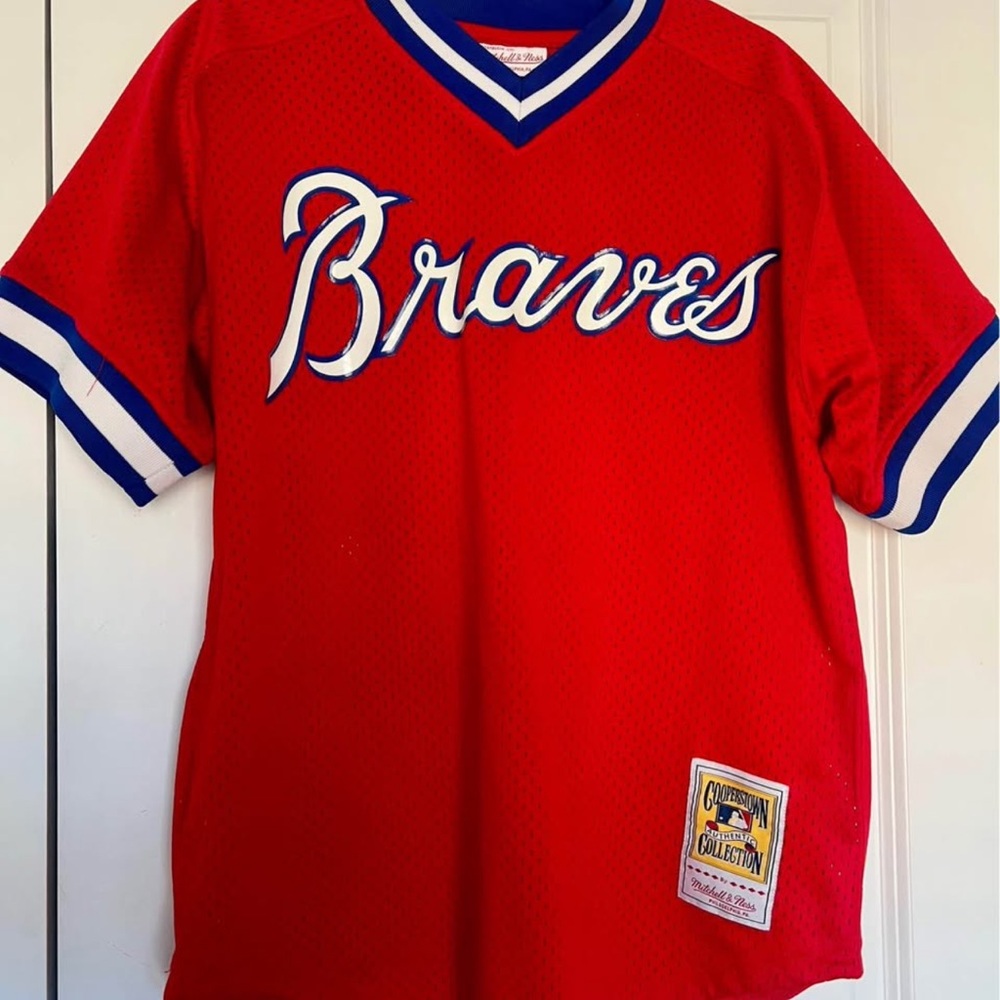 Red Braves Jersey